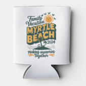 Familienurlaub Myrtle Beach 2024 Erinnerungen mach Dosenkühler (Vorderseite)