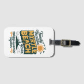 Familienurlaub Myrtle Beach 2024 Erinnerungen mach Gepäckanhänger (Vorderseite (Horizontal))