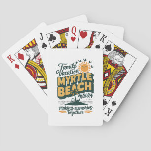 Familienurlaub Myrtle Beach 2024 Erinnerungen scha Spielkarten
