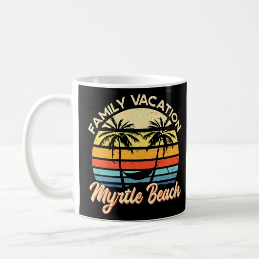 Familienurlaub Myrtle Beach Sommer South Carolina Kaffeetasse (Links)