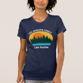 Familienurlaub Niedlicher Sonnenuntergang Frauen T-Shirt (Vorderseite)
