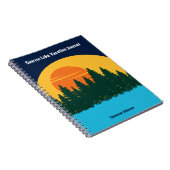 Familienurlaub Niedlicher Sonnenuntergang Notizblock (Rechte Seite)