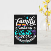 Familienurlaub Orlando 2025 Beach Sommerurlaub Karte (Gelbe Blume)