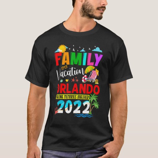 Familienurlaub Orlando Erinnerungen machen T-Shirt (Vorderseite)