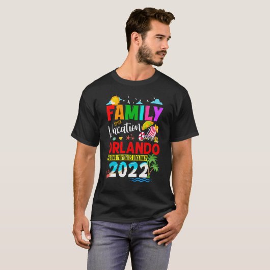 Familienurlaub Orlando Erinnerungen machen T-Shirt (Vorne ganz)
