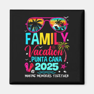 Familienurlaub Punta Cana 2025 Erinnerungen Magnet