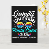 Familienurlaub Punta Cana 2025 Erinnerungen Schaff Karte (Gelbe Blume)