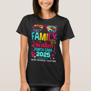 Familienurlaub Punta Cana 2025 Erinnerungen T-Shirt