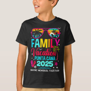 Familienurlaub Punta Cana 2025 Erinnerungen T-Shirt