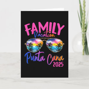 Familienurlaub Punta Cana 2025 Passende Feiertags- Karte