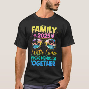 Familienurlaub Punta Cana 2025 Sommerferienmatte T-Shirt