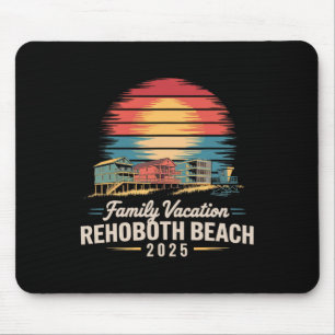 Familienurlaub RehoBeide Beach 2025 Familie Küsten Mousepad