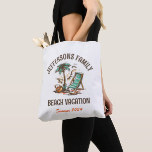 Familienurlaub Retro Beach Urlaub Reise Tasche