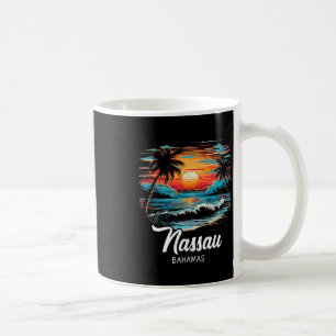 Familienurlaub Retro Sunset Bahamas Nau Kaffeetasse