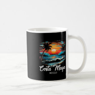 Familienurlaub Retro Sunset Mexiko Costa Maya Kaffeetasse