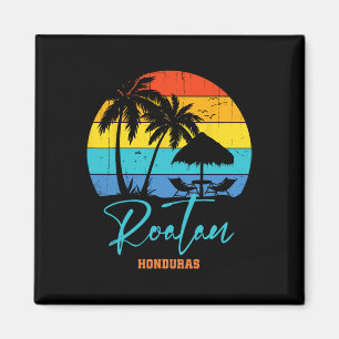 Familienurlaub Roatan Honduras Beach Vacation Mat Magnet
