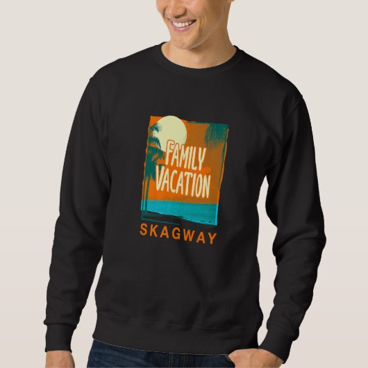 Familienurlaub Skagway Beach Alaska Beach Bum Tou Sweatshirt (Vorderseite)
