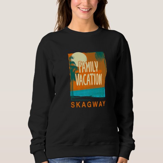 Familienurlaub Skagway Beach Alaska Beach Bum Tou Sweatshirt (Vorderseite)