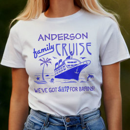 Familienurlaub Sonnenschiff | Individuelle Name V4 T-Shirt