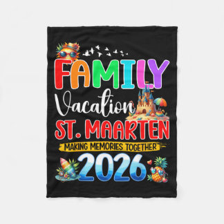 Familienurlaub St Maarten 2026 Sommer-Matching Fleecedecke