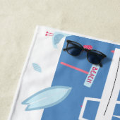 Familienurlaub Strandtuch (Beispiel)