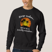 Familienurlaub Sweatshirt (Vorderseite)