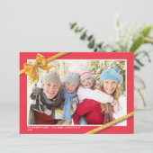 Familienurlaub: Urlaubsfotokarte Feiertagskarte (Stehend Vorderseite)