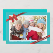 Familienurlaub: Urlaubsfotokarte Feiertagskarte (Vorne/Hinten)