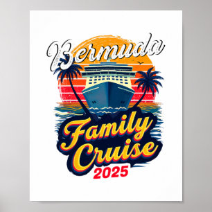 Familienurlaub Vacay Squad Familienkreuzfahrt Berm Poster