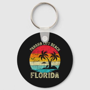 Familienurlaub Vintag Retro Florida Panama Stadt Schlüsselanhänger