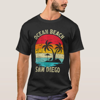 Familienurlaub Vintag Retro San Diego Seeweg T-Shirt