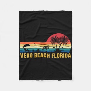Familienurlaub Vintag Vero Beach Florida Sea Tur Fleecedecke