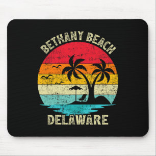 Familienurlaub Vintage Retro Delaware Bethany Bea Mousepad