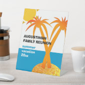 Familienurlaub Wiedersehen Sommerurlaub Sockelschild (In SItu)