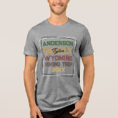 Familienurlaub Wiedersehen Wanderung Tri-Blend Shirt (Vorderseite)