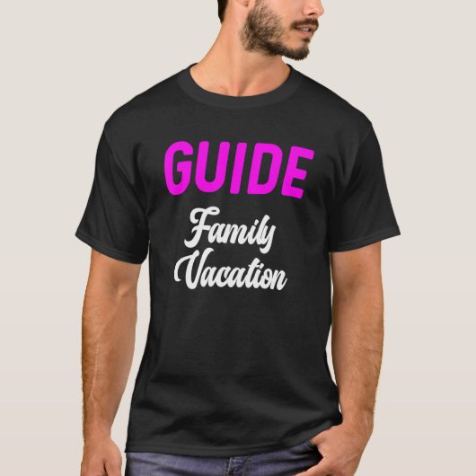Familienurlaubsführer Matching Sommerreise T-Shirt (Vorderseite)