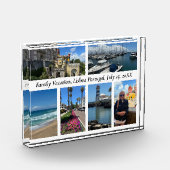 Familienurlaubsgeschenk,6 individuelles Foto, mode Fotoblock (Links)