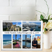 Familienurlaubsgeschenk,6 individuelles Foto, mode Fotoblock