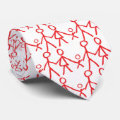 Familienvati-Mammakind Krawatte (Gerollt)