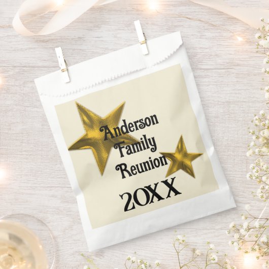 Familienveranstaltung Wiedersehen Minimalistisch G Geschenktütchen (Ausgeschnitten)