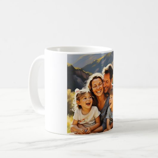 Familienvergütung Kaffeetasse (Vorderseite Links)
