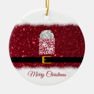 Familienvideo und Foto-Weihnachten-einzigartig Keramik Ornament