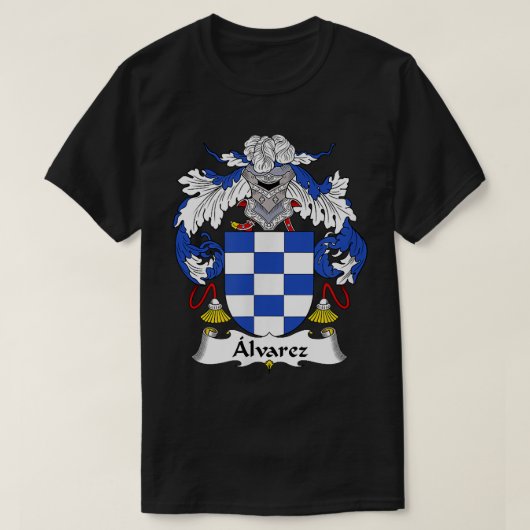 Familienwappen Alvarez T-Shirt (Design vorne)