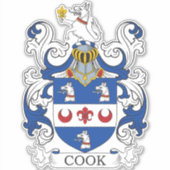 Familienwappen Aufkleber (Vorderseite)