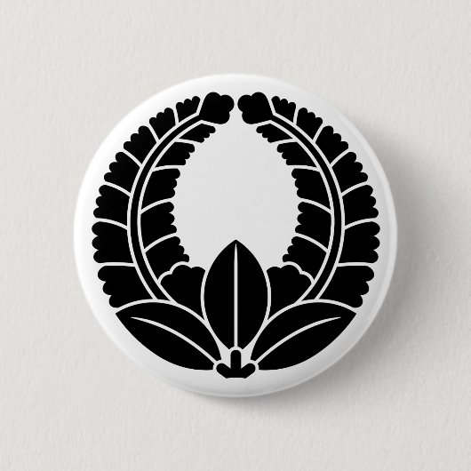 [Familienwappen] Aufsteigende Wisteria Button (Vorderseite)