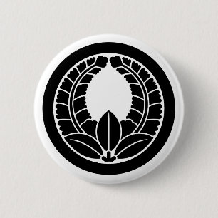 [Familienwappen] Aufsteigende Wisteria mit Kreis Button