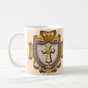 Familienwappen Aurum Nachname Kaffeetasse
