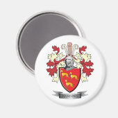 Familienwappen beschichten magnet (Vorderseite/Rückseite)