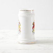 Familienwappen Bierglas (Mittel)