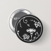 [Familienwappen] Blume Button (Vorne & Hinten)